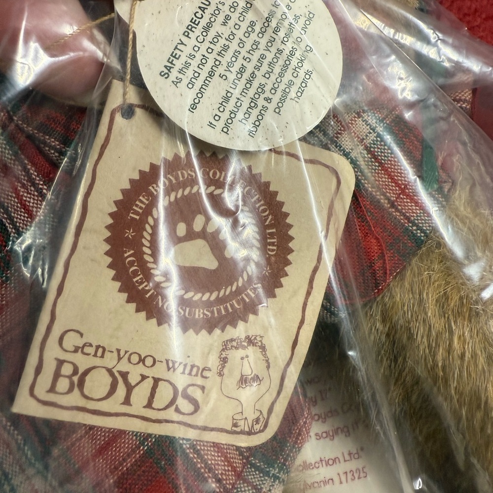 BOYDS BEARS LIZZIE WISHKABBILE DAY BEAR VINTAGE 2000 NEW w/ Tags Y2K - Picture 6 of 13